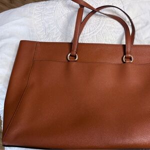Coach Tan Leather Tote Bag
